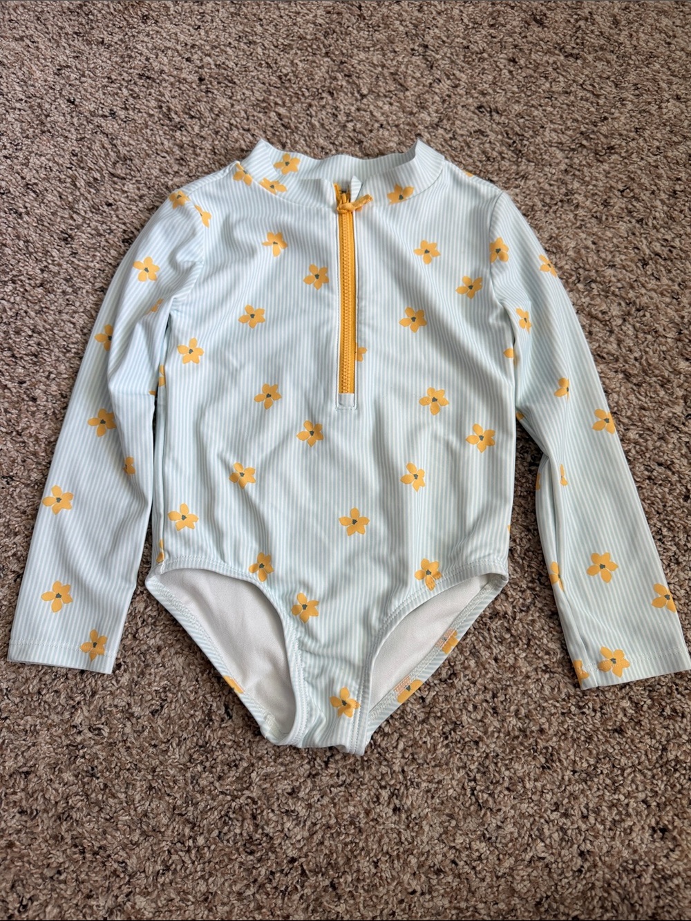 CARTERS TODDLER GIRL LONG SLEEVE SWIMSUIT